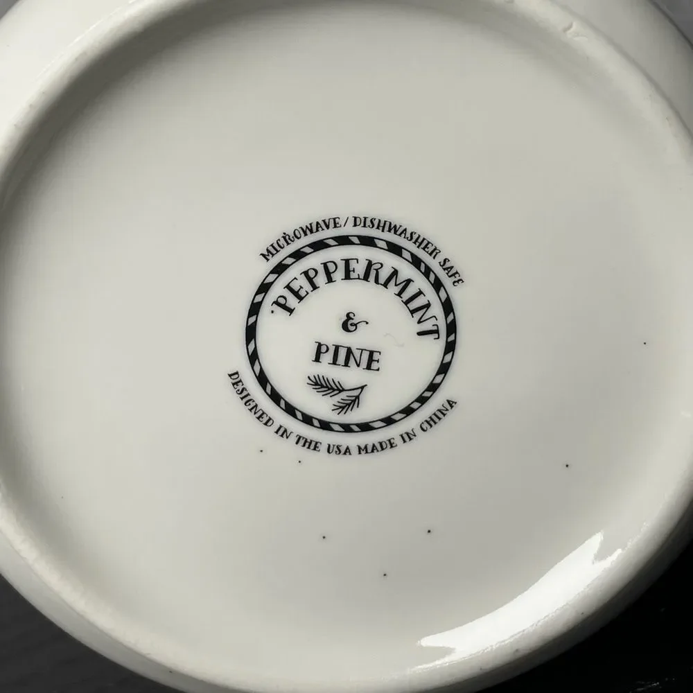 Peppermint & Pine “So Very Merry” Retro Ceramic Christmas Mug